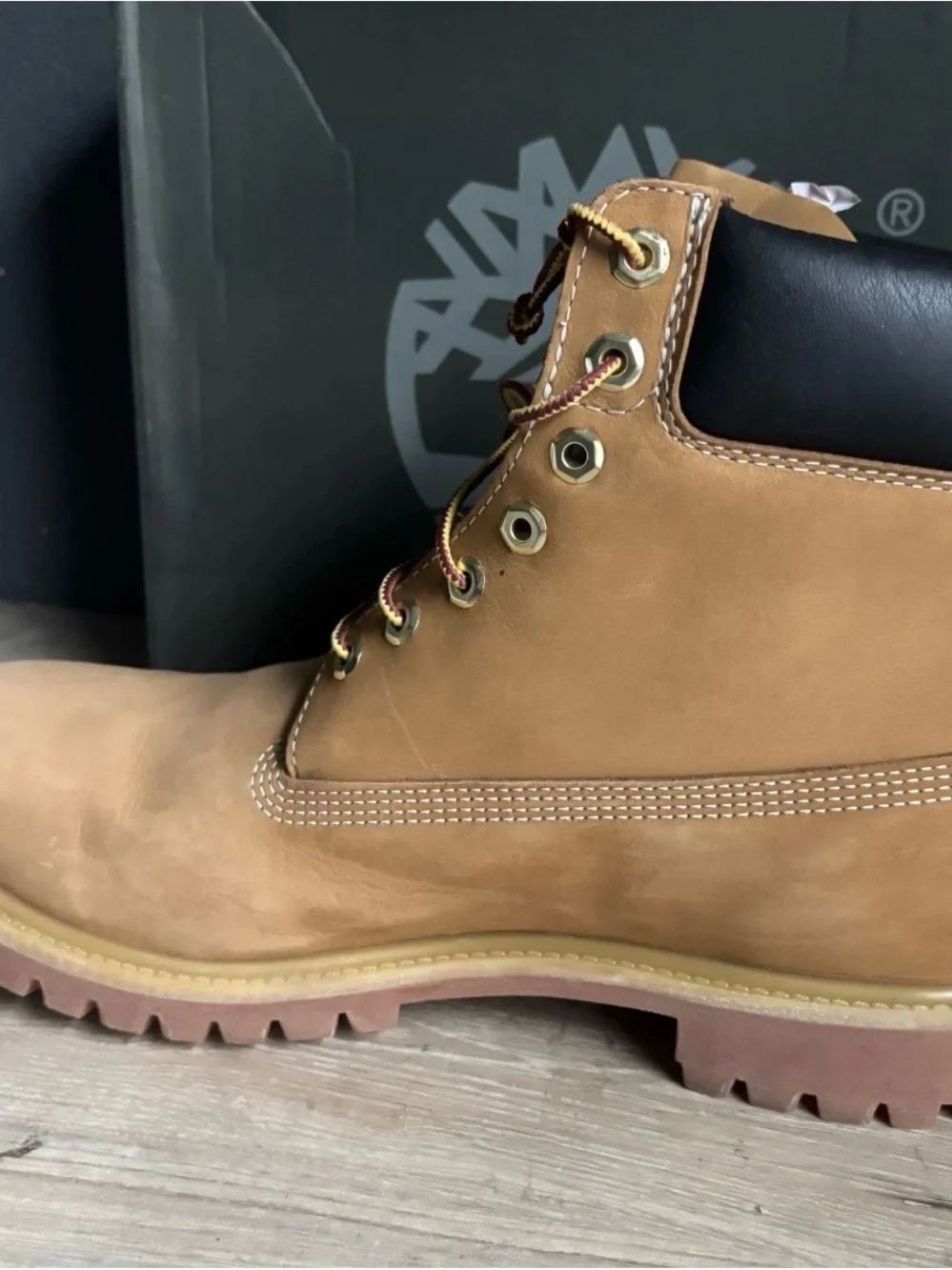 Timberland Tan Leather Premium Boots EX Size 13 M Primaloft 400 Gram Retro